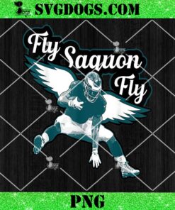 Fly Saquon Fly Eagles Barkley PNG, The Reverse Hurdle 2024 PNG