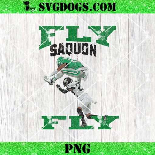 Fly Saquon Fly Football PNG, Philadelphia Eagles PNG