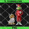 Grinch And Dog Atlanta Falcons Christmas PNG, NFL Atlanta Football PNG