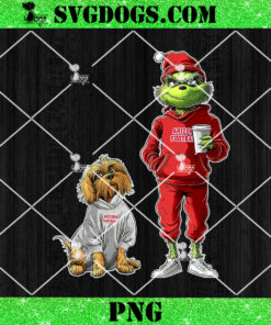 Grinch And Dog Arizona Cardinals Christmas PNG, NFL Arizona Football PNG