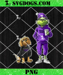 Grinch And Dog Baltimore Ravens Christmas PNG, NFL Baltimore Football PNG