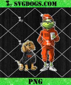 Grinch And Dog Cincinnati Bengals Christmas PNG, NFL Cincinnati Football PNG