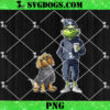 Grinch And Dog Houston Texans Christmas PNG, NFL Houston Football PNG