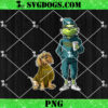 Grinch And Dog Las Vegas Raiders Christmas PNG, NFL Las Vegas Football PNG