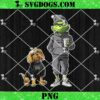 Grinch And Dog Los Angeles Rams Christmas PNG, NFL Los Angeles Football PNG