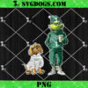 Grinch And Dog Pittsburgh Steelers Christmas PNG, NFL Pittsburgh Football PNG