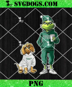 Grinch And Dog Philadelphia Eagles Christmas PNG, NFL Philadelphia Football PNG