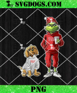 Grinch And Dog Tampa Bay Buccaneers Christmas PNG, NFL Tampa Bay Football PNG