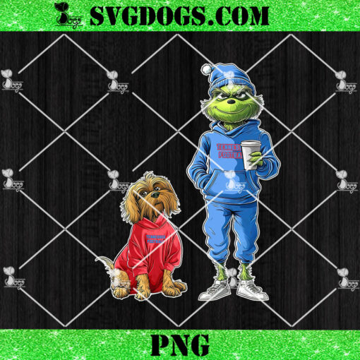 Grinch And Dog Tennessee Titans Christmas PNG, NFL Tennessee Football PNG