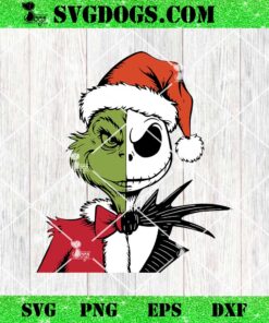 Grinch And Jack Skellington SVG, The Nightmare Before Christmas SVG PNG