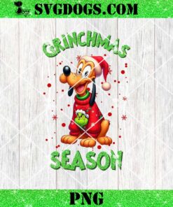 Grinchmas Season Disney Pluto Ugly PNG, Disney Pluto Christmas PNG