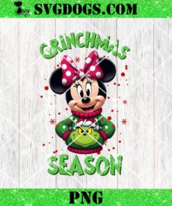 Grinchmas Season Mickey Minnie PNG, Disney Grinch Christmas PNG