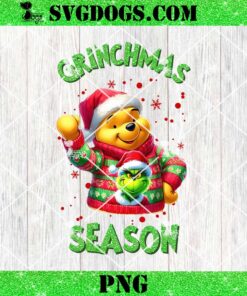 Grinchmas Season Winnie the Pooh Ugly PNG, Disney Winnie the Pooh Grinch Christmas PNG