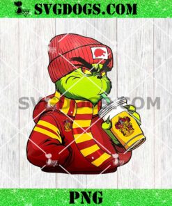 Harry Potter Gryffindor Grinch PNG, Bougie Grinch Hogwarts Drink Coffee PNG