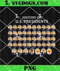 History Of Us Presidents PNG, US Presidents History 1 t0 47 Trump Clown Caricature PNG