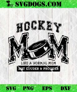 Hockey Mom SVG PNG, Leopard Mom SVG, Team Mom SVG DXF EPS PNG