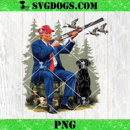 Hunting Duck Trump PNG, Hunting Season PNG