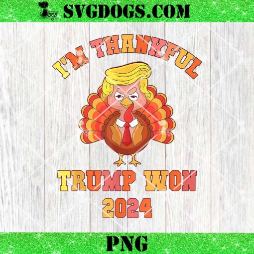 I’m Thankful Trump Won 2024 PNG, Vance Inauguration Sequel PNG