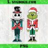 Jack Skellington And Grinch Christmas PNG, The Nightmare Before Christmas PNG