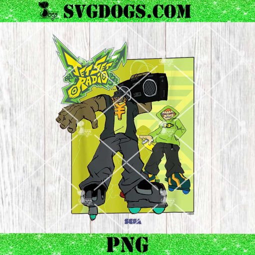 Jet Set Radio duo Combo PNG, YoYo SEGA Dreamcast Video Game PNG