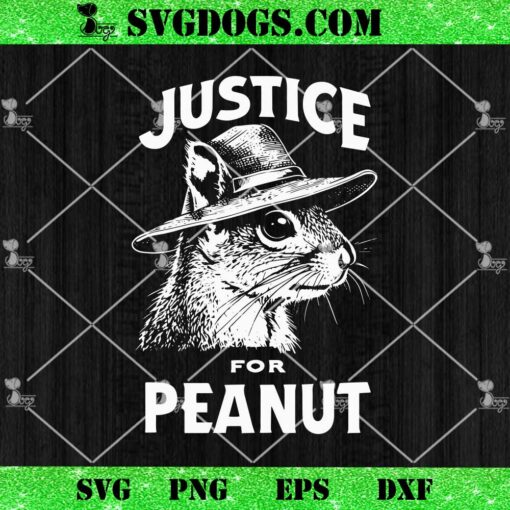 Justice For Peanut SVG, The Squirrel SVG PNG