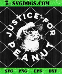 Justice For Peanut SVG, The Squirrel SVG PNG