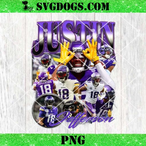 Justin Jefferson PNG, Minnesota Vikings PNG