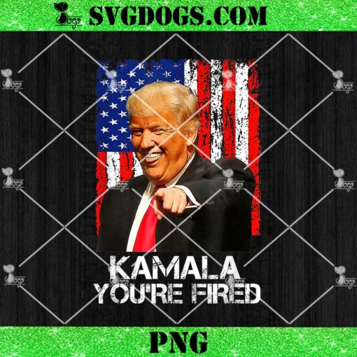 Kamala You’re Fired PNG, Funny President Trump Laughing At Kamala PNG