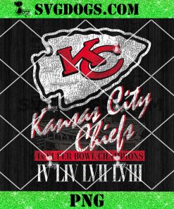 Kansas City Chiefs 4X Super Bowl Champions PNG, Brittany Mahomes x KC Chiefs NFL PNG 1