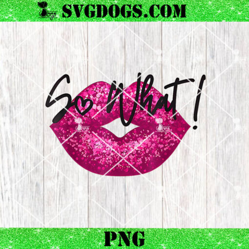 Lips So What PNG, Pink Colors Tour PNG