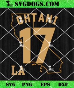 Los Angeles Ohtani 17 baseball Champions SVG, Los Angeles Dodgers SVG PNG