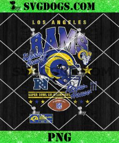 Los Angeles Rams Super Bowl LVI Champions PNG, Rams House PNG