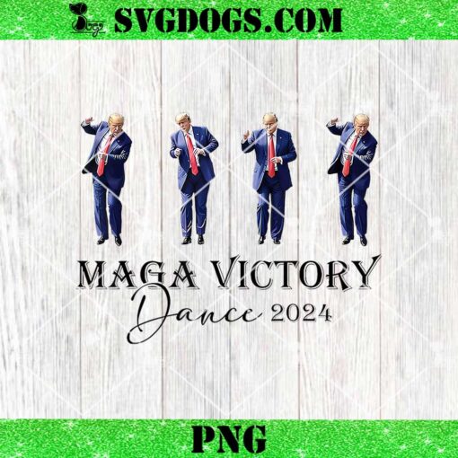 MAGA Victory Dance 2024 Trump PNG, Trump Wins PNG