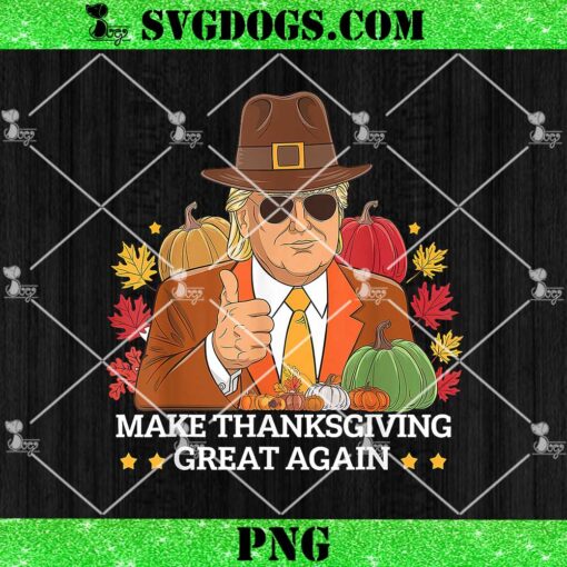 Make Thanksgiving Great Again PNG, Trump Pilgrim Thanksgiving PNG