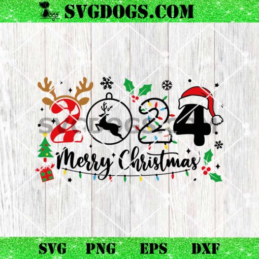 Merry Christmas 2024 SVG PNG, Family Matching Xmas SVG, Christmas Party 2024 SVG