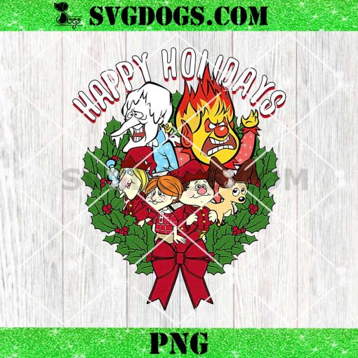 Miser Brothers Happy Holidays PNG, The Year Without a Santa Claus PNG, Christmas Miser Brothers PNG