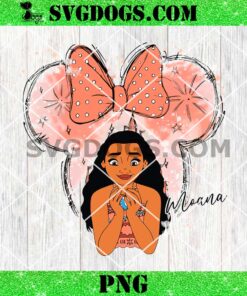 Moana Princess Mouse Ear Castle PNG, Disney Moana PNG