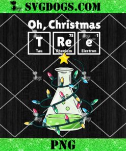 Oh Christmas Tree Chemistree PNG, Science Chemistry Christmas PNG