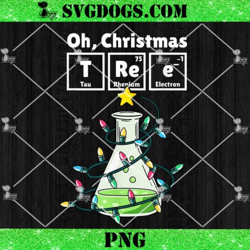 Oh Christmas Tree Chemistree PNG, Science Chemistry Christmas PNG