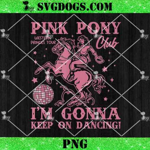 Pink Girl Pony Club I’m Gonna Keep On Dancing PNG, Chappell Roan PNG