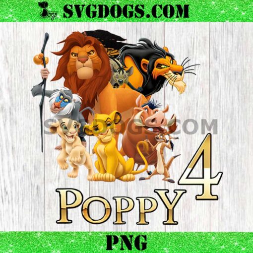 Poppy 4 PNG, Simba Lion King Birthday PNG