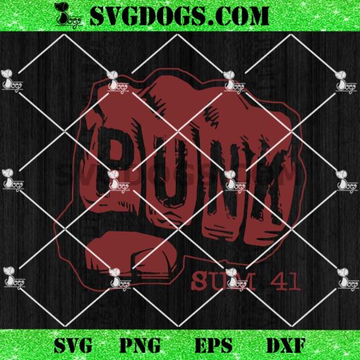 Punk Sum 41 SVG, Sum 41 Rock SVG PNG