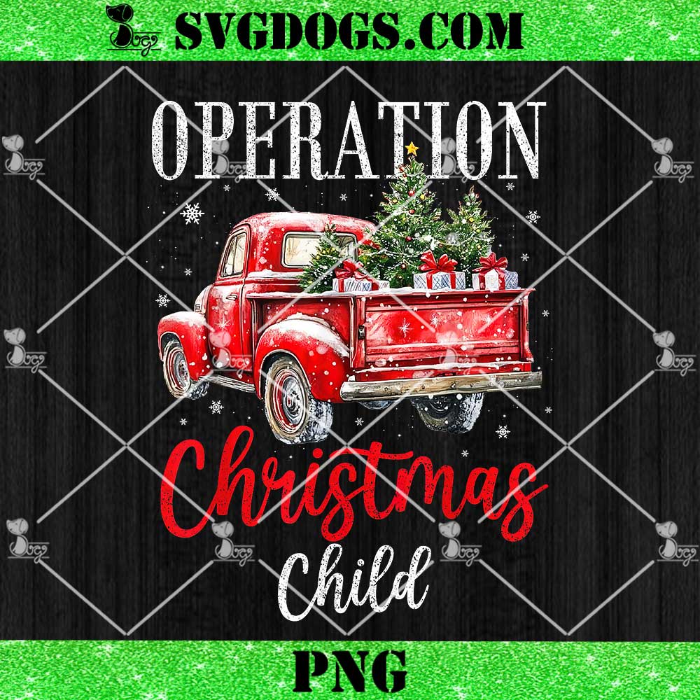 Samaritan's Purse Operation Christmas Child PNG, Christmas Tree with Truck PNG Samaritan's Purse Operation Christmas Child PNG, Christmas Tree with Truck PNG