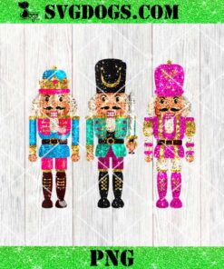 Sequin Cheerful Sparkly Nutcrackers PNG, Selected Themes from The Nutcracker PNG