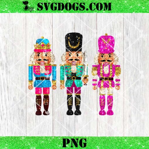 Sequin Cheerful Sparkly Nutcrackers PNG, Selected Themes from The Nutcracker PNG