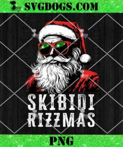 Skibidi Rizzmas Christmas PNG, Rizz Santa Claus Charismas PNG