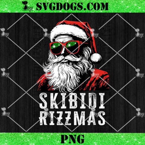 Skibidi Rizzmas Christmas PNG, Rizz Santa Claus Charismas PNG