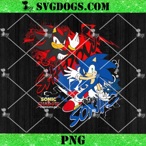 Sonic the Hedgehog Sonic And Shadow Generations PNG, Shadow And Sonic PNG