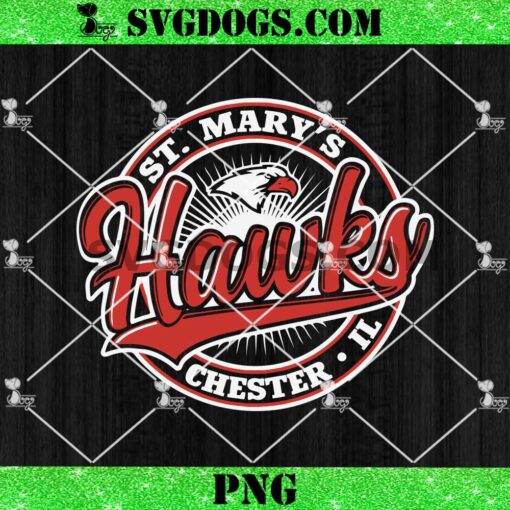 St Mary’s Hawks SVG, Chester Il SVG