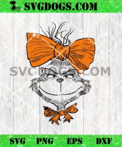 The Grinch Outline SVG, Cute Grinch Christmas SVG PNG